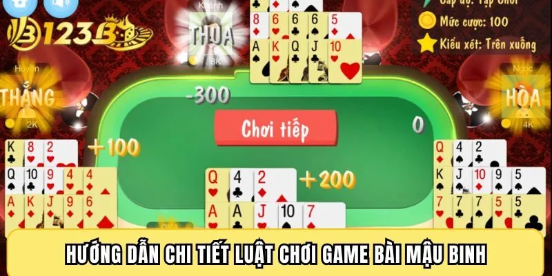 Hướng dẫn chi tiết luật chơi game bài Mậu Binh